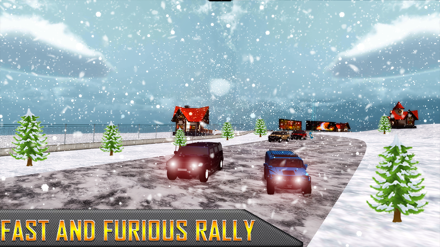 Snow Jeep Drifting Rally截图2