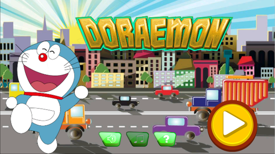 Biker Doraemon Adventure run截图3