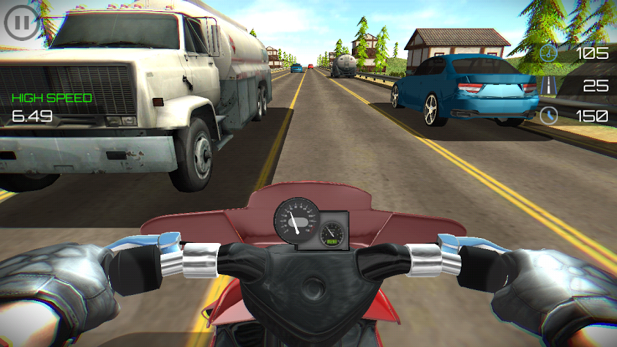 Highway Moto Traffic Rider截图5