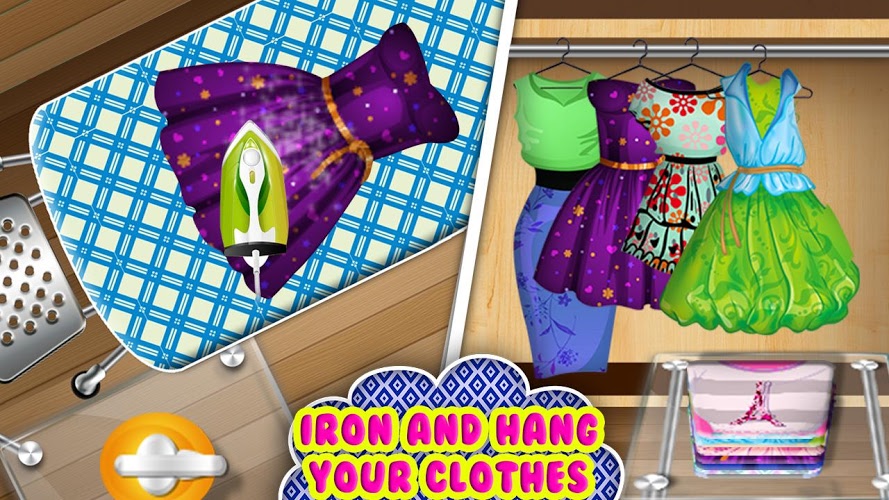 Kids Ironing & Laundry Cleanup截图5