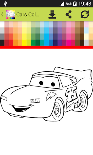 Coloring Book Cars截图3