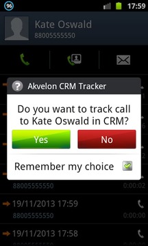 Akvelon CRM Tracker截图