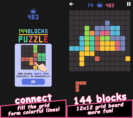 144 Blocks Puzzle截图1