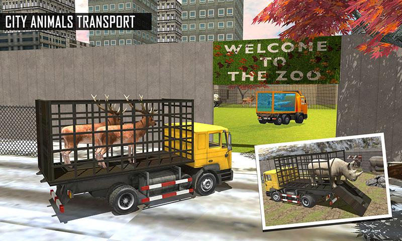 City Animal Truck Transport截图4