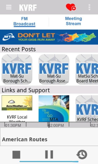 KVRF Community Radio App截图1