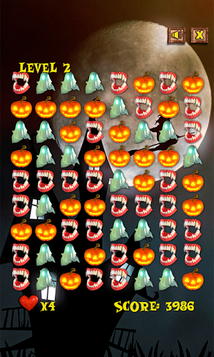 Halloween matching puzzle game截图2