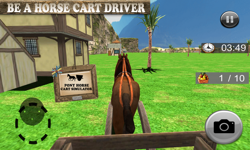 Pony Horse Cart Simulator 3D截图5