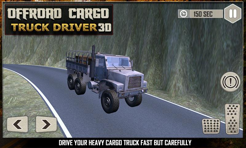 Off Road Cargo Truck Driver 3D截图1