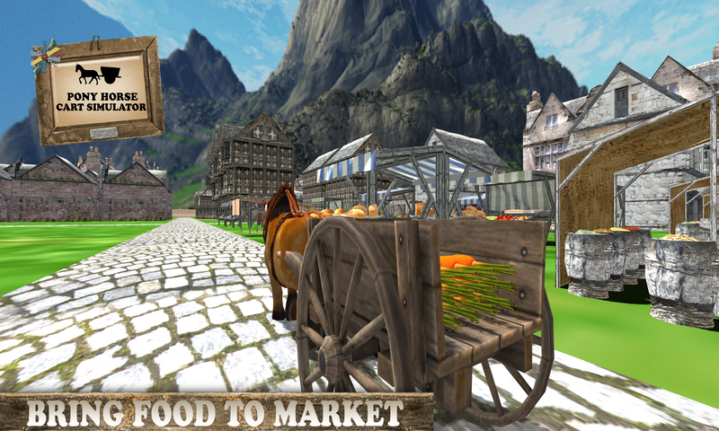 Pony Horse Cart Simulator 3D截图3