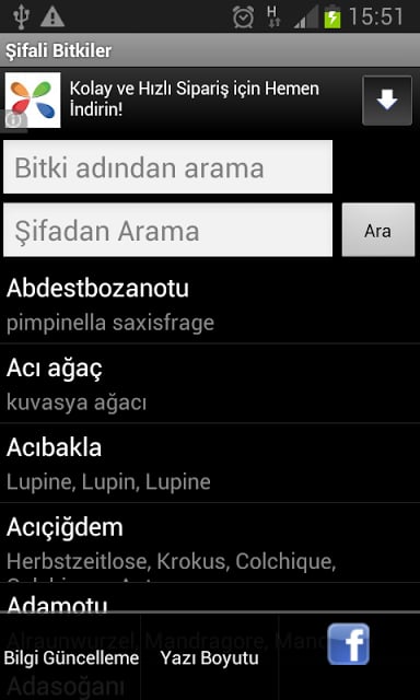 Şifalı Bitkiler截图1