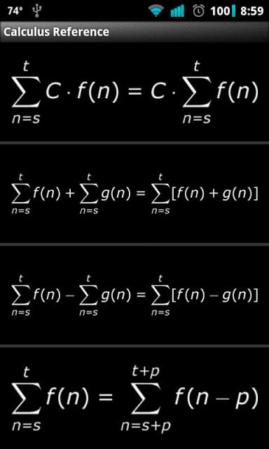 Calculus Reference截图1