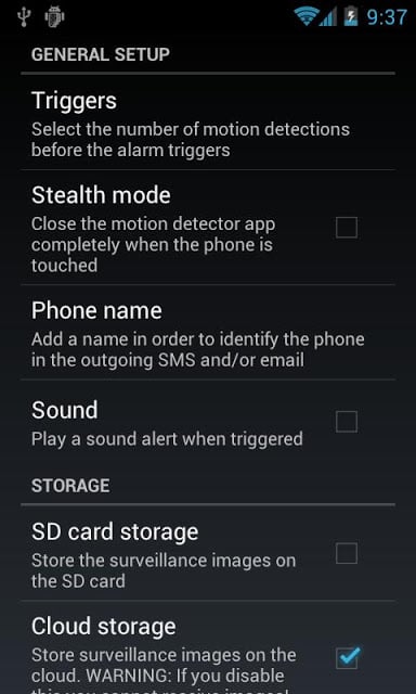 Motion Detector Pro截图11