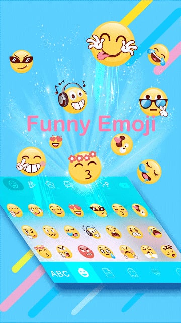 Funny Emoji for Kika Keyboard截图1