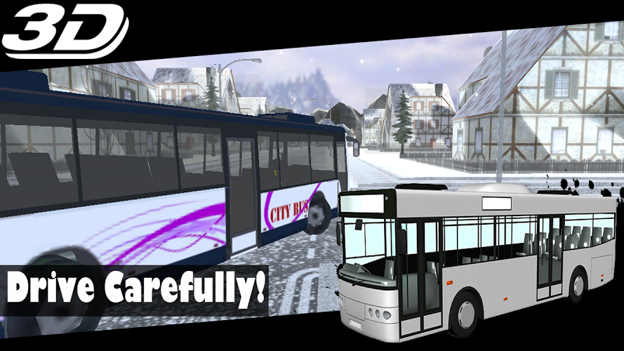 Snow Bus Driver Simulator HD截图5