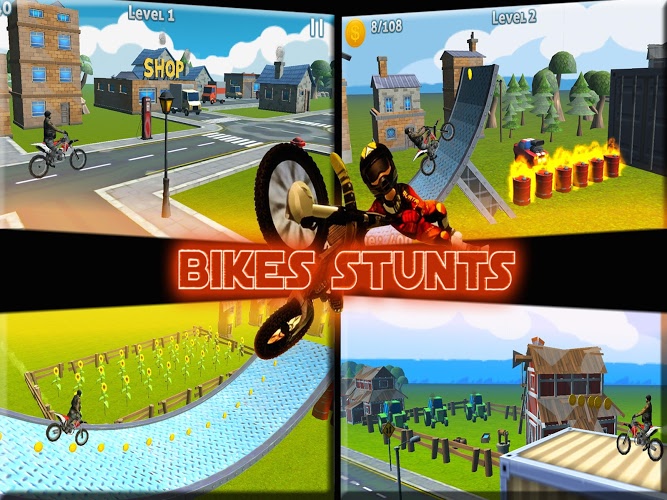 Tricky Bike Stunts 3D截图4