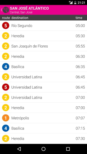 RUTA.CR | horario tren i...截图10