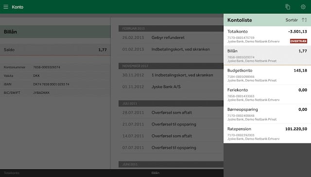 Jyske Mobilbank截图7