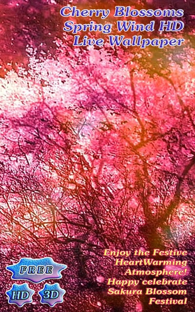3D Cherry Blossoms Spring Free截图1