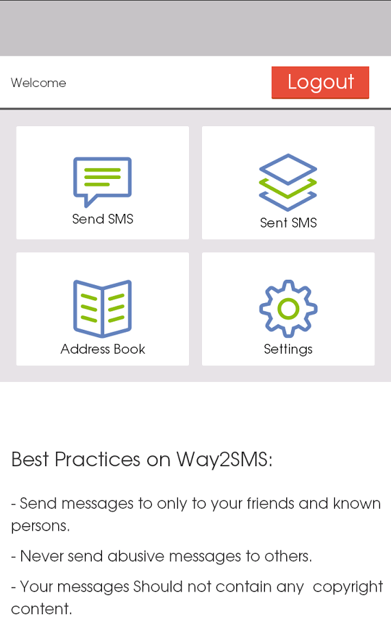 Way2SMS FREE SMS截图1