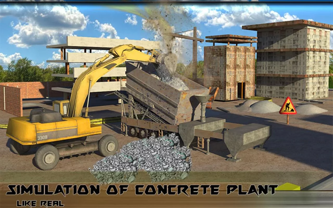 Concrete Excavator Tractor Sim截图4