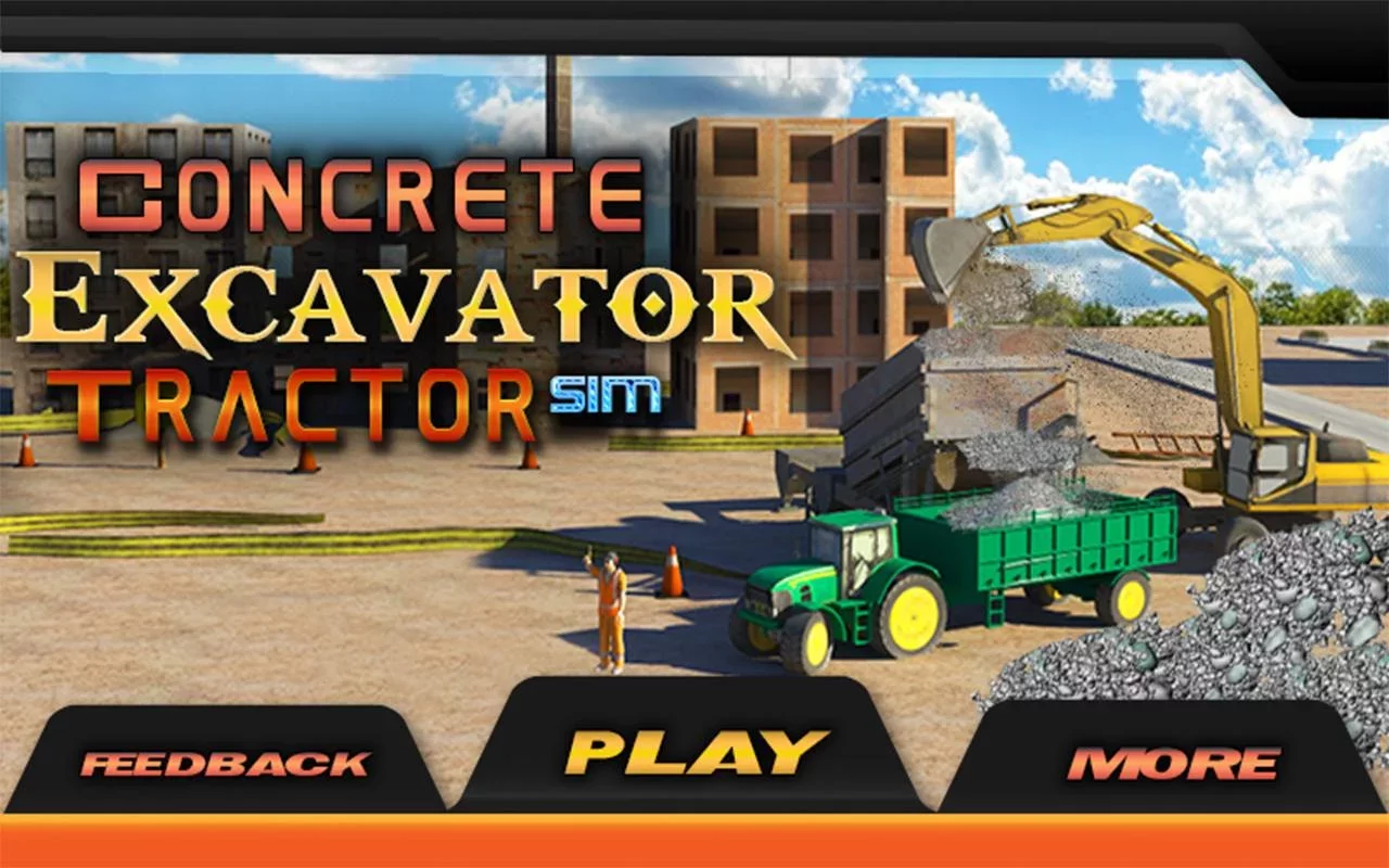 Concrete Excavator Tractor Sim截图6