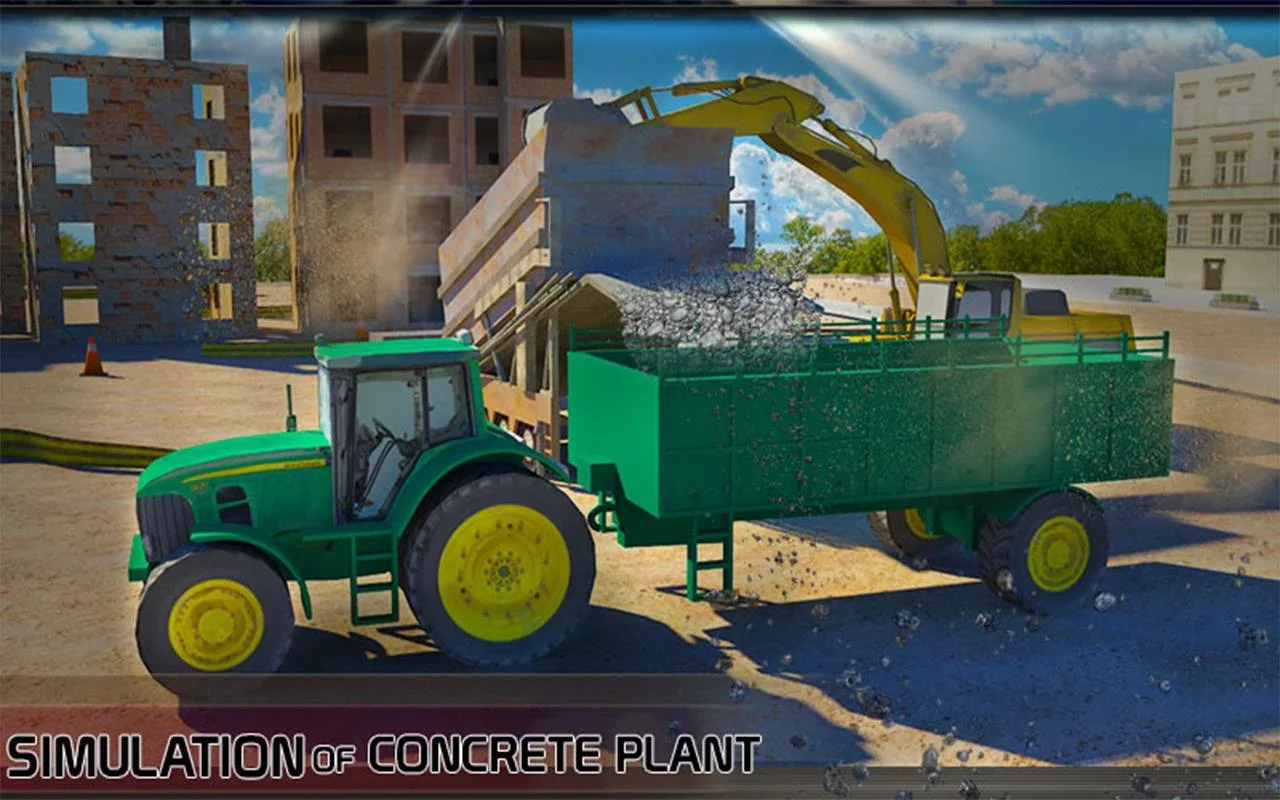 Concrete Excavator Tractor Sim截图8