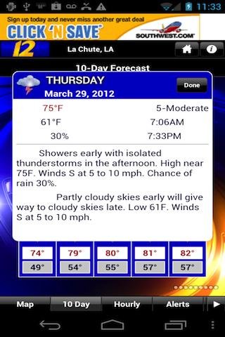 KSLA Stormtracker12Weather截图6