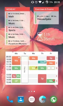 TimeTable++ Schedule截图