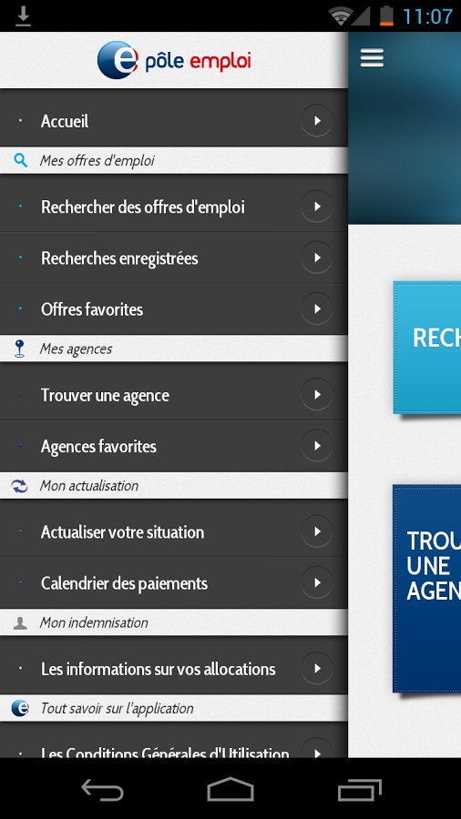 Application mobile Pôle emploi截图7