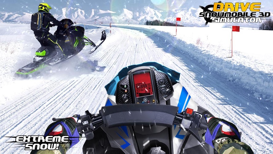 Drive Snowmobile 3D Simulator截图1