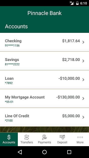 Pinnacle Bank Mobile截图6