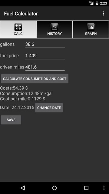 Fuel Calculator截图9