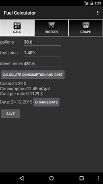 Fuel Calculator截图