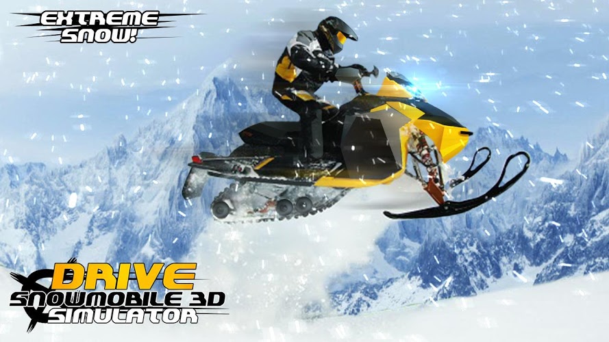 Drive Snowmobile 3D Simulator截图5