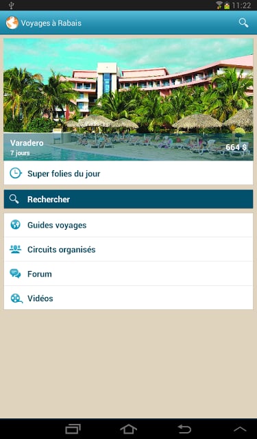 Voyages &agrave; Rabais截图2