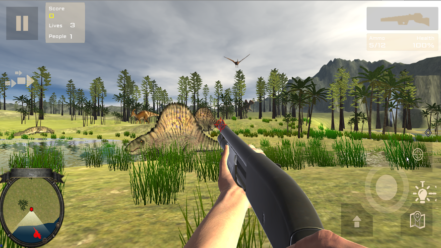 Dinosaur Hunting Patrol 3D截图4