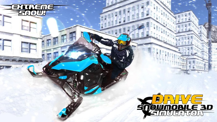 Drive Snowmobile 3D Simulator截图3