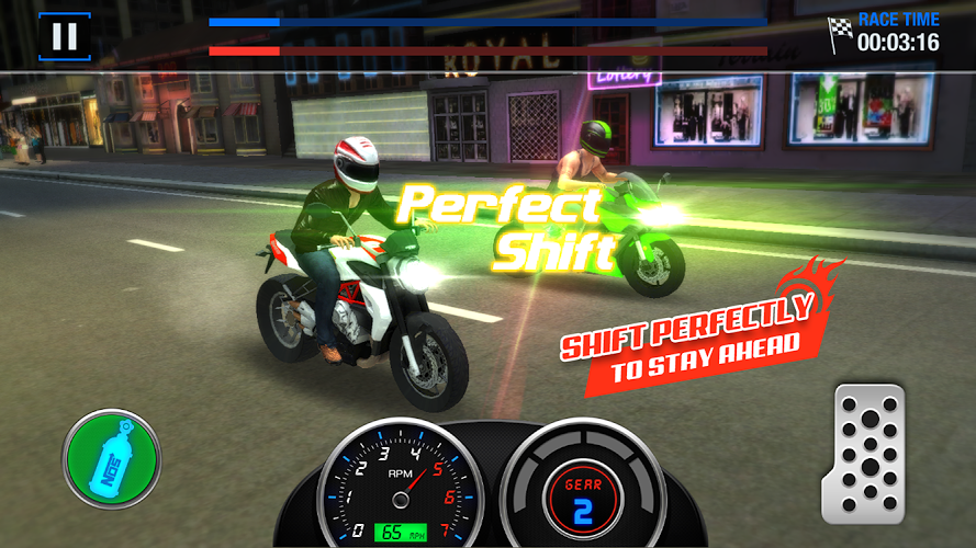 Blazing Bikers - Street Racing截图3