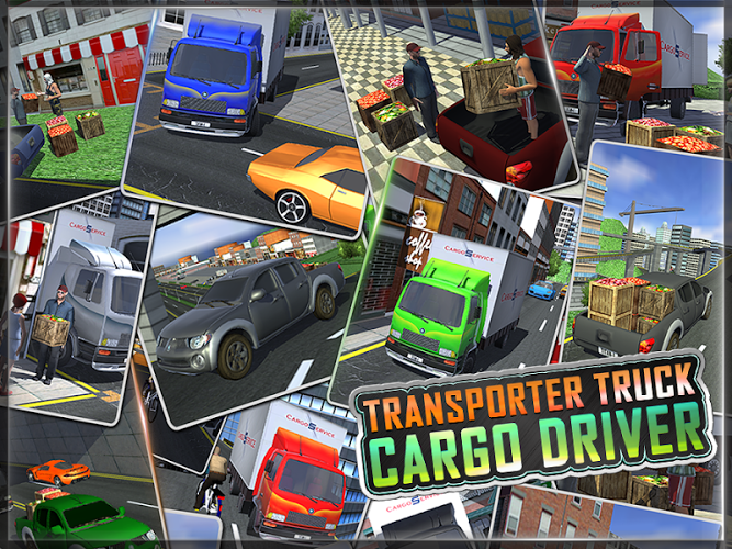 Transporter Truck Cargo Driver截图4