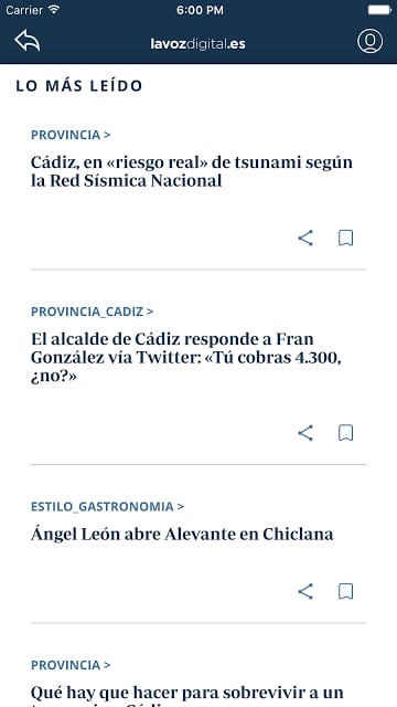 La Voz de C&aacute;diz截图5