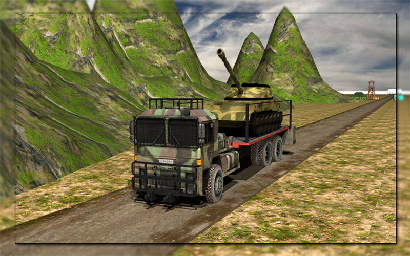 Army Cargo Truck Transport截图2
