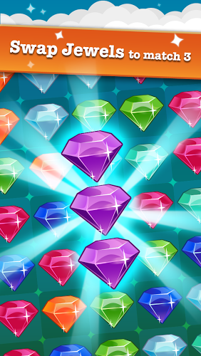 jewels - match 3 gems截图1