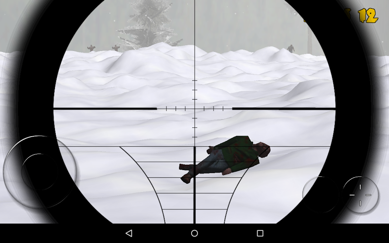 Zombie Sniper: Winter Survival截图2