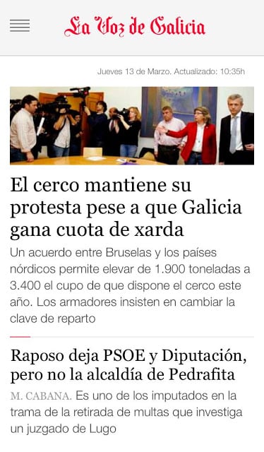 La Voz de Galicia截图2