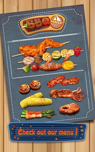 BBQ Kitchen Grill Cooking Game截图4