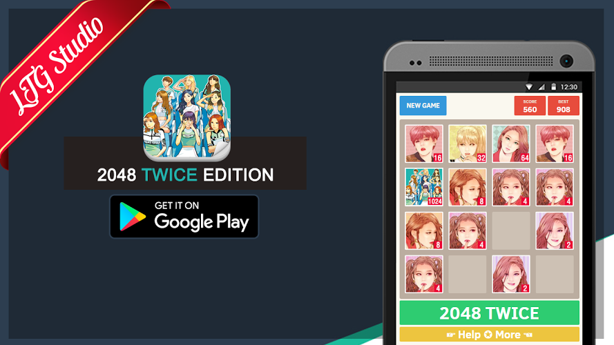 2048 TWICE KPop Game截图5