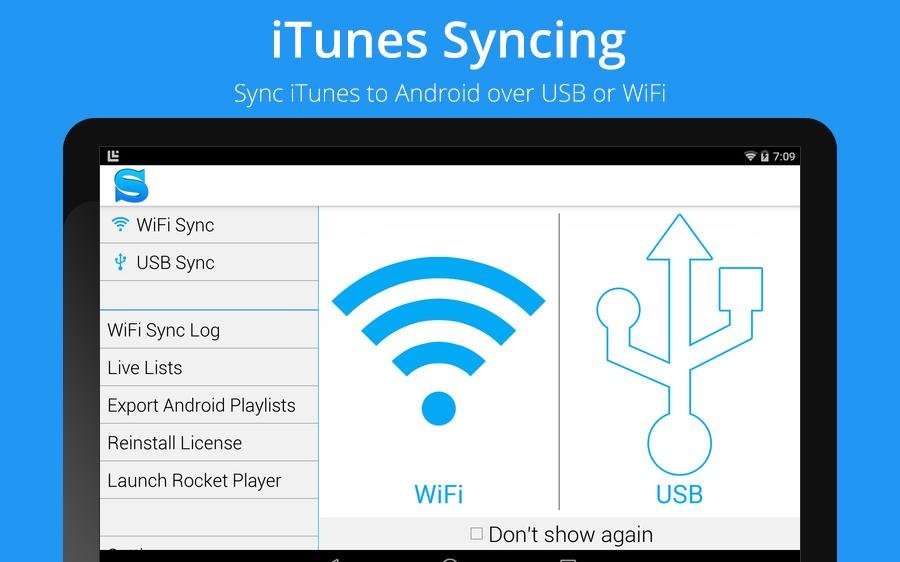 Android tunes. Sync Media Network.