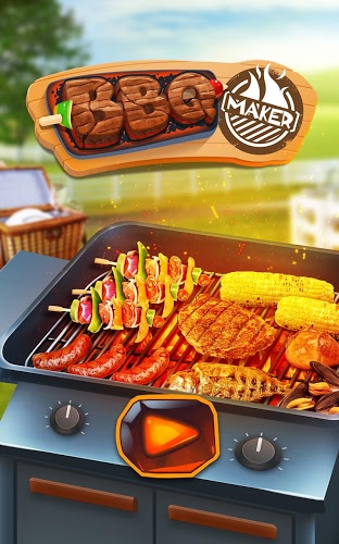 BBQ Kitchen Grill Cooking Game截图5