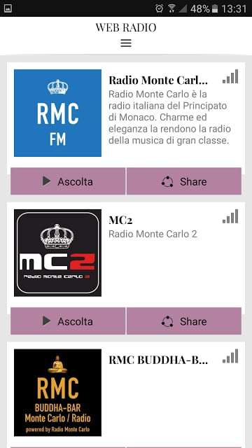 Radio Monte Carlo - RMC截图1