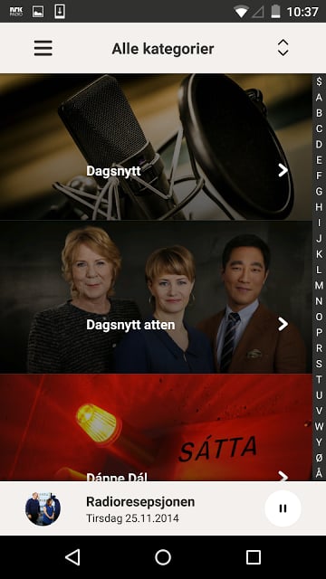 NRK Radio截图2